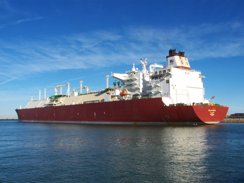 全球第2大LNG船入港 永安港開創新的里程碑