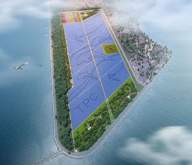 十萬瓩級、年發電「破億度」！彰濱太陽光電廠動工 能源轉型大步向前走