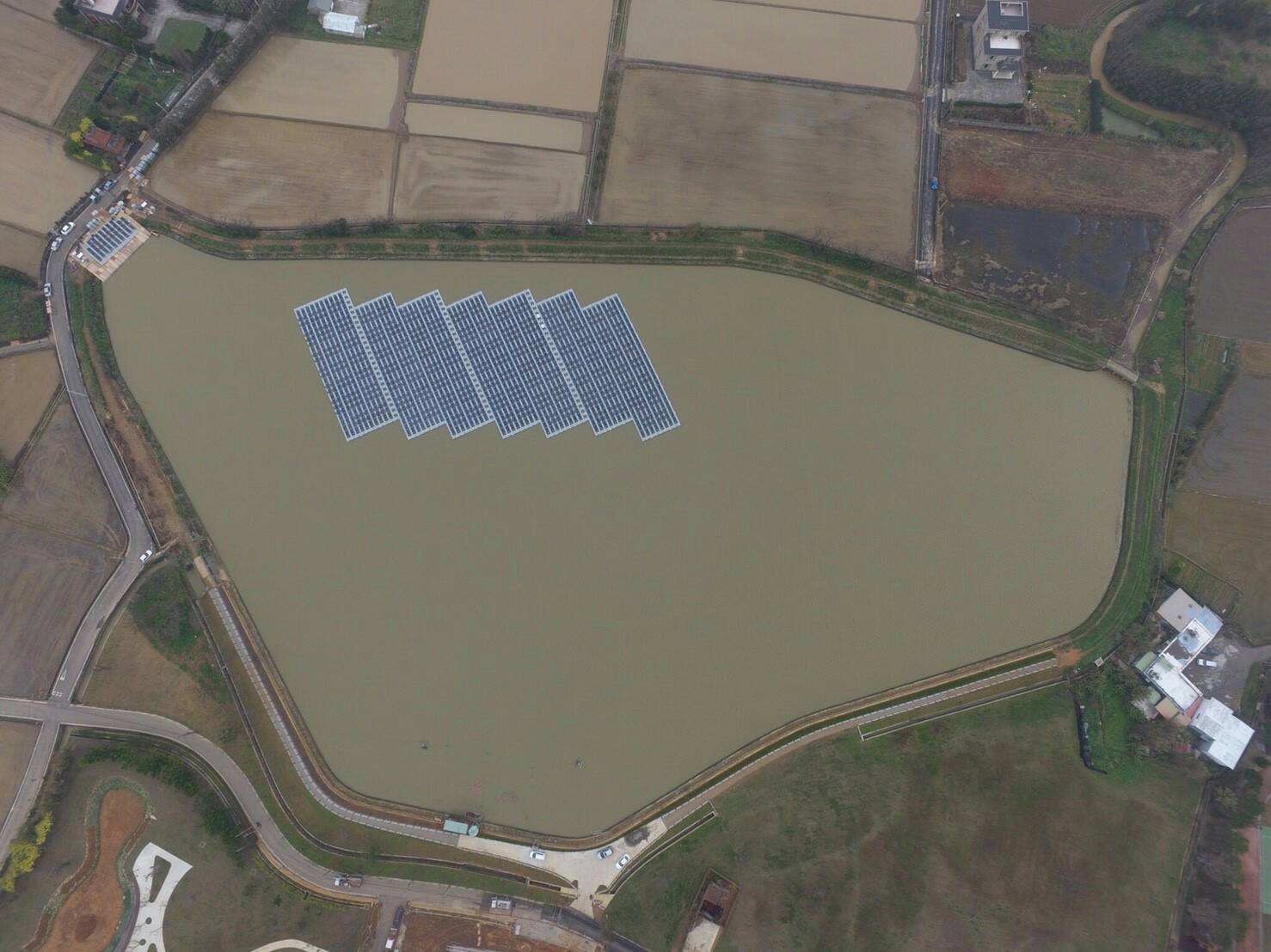 結合太陽光電的「新‧光電埤塘」，將成為埤塘新地景