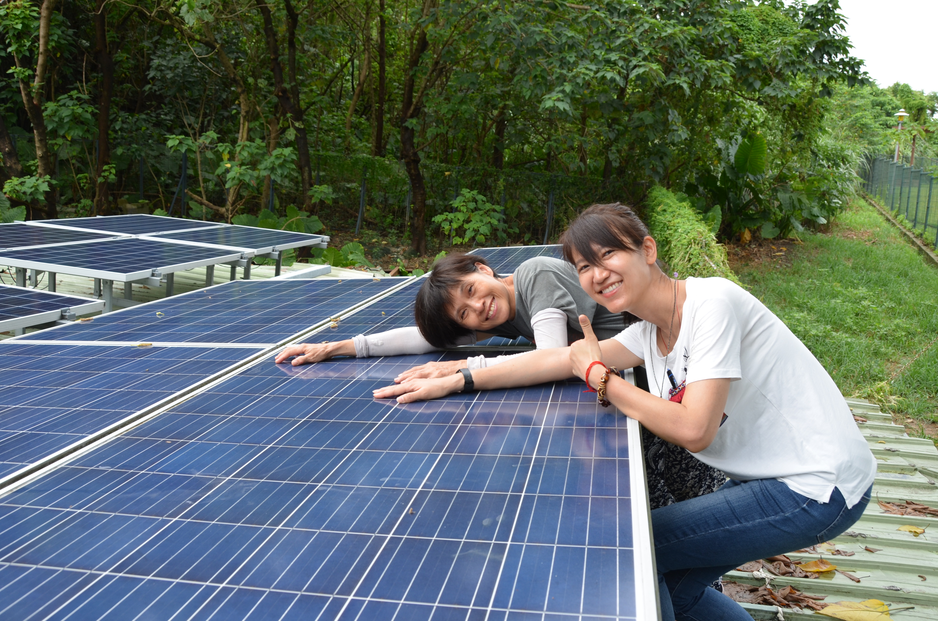 太陽能發電板